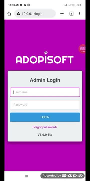 adopisoft admin username and password|AdoPiSoft .